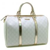 Gucci  Handle bags 193603 White Canvas HandBags Replica