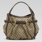 Cheap Gucci Shoulder bags 203546 Apricot Canvas Ladies Bag