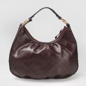 Gucci Hobo bags 223952 Coffee Cow Leather Large Handbag Replica