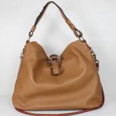 Gucci Shoulder bags 232931 Coffee Cow Leather Large Handbag Replica