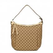 Gucci Hobo bags 257090 Khaki Canvas Ladies Bag