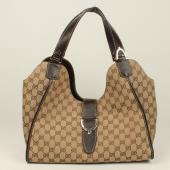 Gucci Shoulder bags 269856 Coffee Canvas Medium Bag Replica