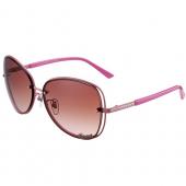 Gucci Aviator Gucci Logo On Lens Pink Frame Sunglasses 307889