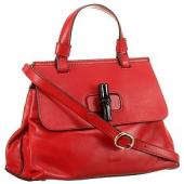 Gucci Bamboo Daily  Handle Red Bag