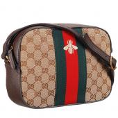 Replica Gucci Bee Detail GG Canvas Bag