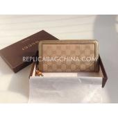 Replica Gucci Wallet Brown Clutch Calfskin