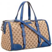 Gucci GG   Handle Bag Blue Replica