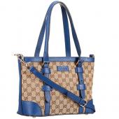 Replica Gucci GG Small  Tote Black Blue