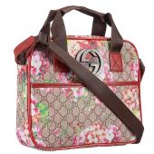 Cheap Gucci GG Supreme Blooms Red Print Light Duffle Bag 18926984