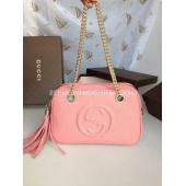 Gucci Pink Calfskin Handbag Shoulder Bag