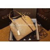 Gucci Calfskin Handbag Khaki