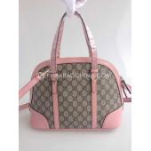 Replica Gucci New Arrival Brown Handbag 2way Calfskin