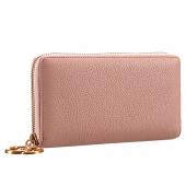 Gucci Marmont Leather Wallet Peach