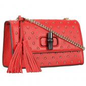 Gucci Miss Bamboo Studded Bag Red