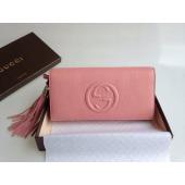 Gucci Purse Calfskin Wallet Pink