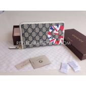 Replica Quality Gucci Calfskin Brown Wallet Purse