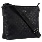 Gucci Signature Black Canvas Messenger Bag 18926931