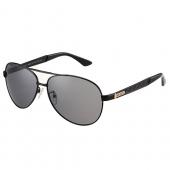 Gucci Signature Logo Black Frame Black Lenses Sunglasses 308146