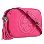 Gucci Soho Disco Shoulder Strap Bag Fuchsia Replica