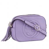 Gucci Soho Disco Shoulder Strap Bag Light Purple