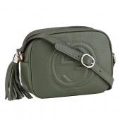 Gucci Soho Disco Shoulder Strap Bag Olive