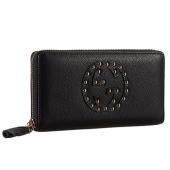 Gucci Soho Disco Studded Wallet Black