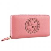 Gucci Soho Disco Studded Wallet Pink