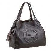 Gucci Soho Medium Shoulder Bag Dark Brown