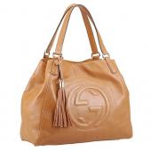 Replica Gucci Soho Medium Shoulder Bag Dark Tan