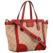 Gucci Swing Ebony/Red Tote Small