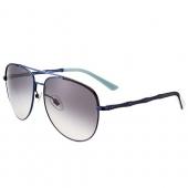 Replica Gucci Ultra-light Aviator Blue Frame Sunglasses 308203