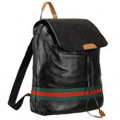 Gucci Web Backpack Black 607927 Replica