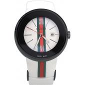 Gucci White Rubber Band White Round Dial 2165-301 Replica