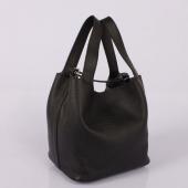 Hermes Picotin 1048 Handbag Lambskin Black Replica