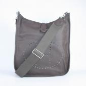 Hermes Evelyne 3144 Ladies Cow Leather Grey Handbag