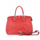 Hermes Original leather 60669 Ladies Cow Leather Red Bag