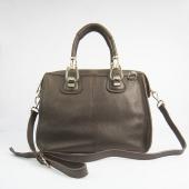 Hermes  bags 60669 2way Cow Leather Coffee