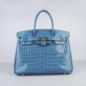 Hermes Birkin 6088 Ladies Handbag Blue HM04173