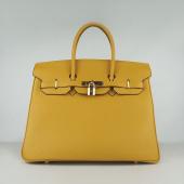 Hermes Birkin 6089 Ladies Cow Leather Yellow Bag