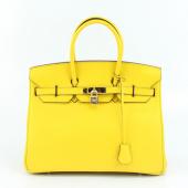 Hermes Birkin 6089 Ladies Handbag Cow Leather -4f