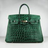 Hermes Birkin 6089 Ladies Green Handbag