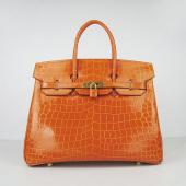 Replica Cheap  Hermes Birkin 6089 Handbag Orange