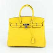 Hermes Birkin 6089 Cow Leather Yellow Handbag