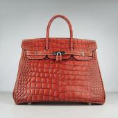 Cheap Hermes Birkin 6089 Ladies Crocodile Orange Bag