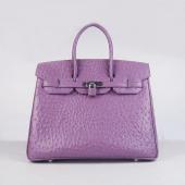 Hermes Birkin 6089 Lizard Leather Purple Handbag