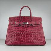 Hermes Birkin 6089 Handbag Crocodile Replica