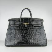 Hermes Birkin 6099 Ladies Crocodile Black