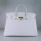 Hermes Birkin 6099 Ladies Cow Leather White Handbag