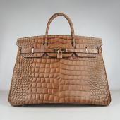 Replica Hermes Birkin 6099 Handbag Crocodile