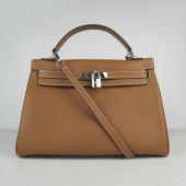 Replica Hermes Kelly 6108 Ladies 2way Cow Leather Handbag HM08139